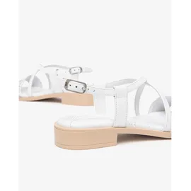 Nero Giardini Riemchensandale Damen Weiß 40