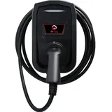 KS Tools 117.7573 Wallbox mit Typ 2 Ladekabel, 1 Phase, bis zu 7,4 kW, 32 A, 230 V, Mode 3, ohne RFID Zugangskontrolle, mit Stromzähler