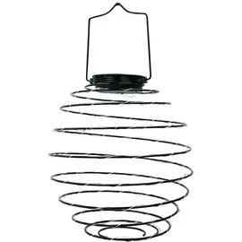 Lumi Jardin Solar-Pendelleuchte Mikrospirale schwarz H37cm inkl. LED-Lampe