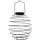 Lumi Jardin Solar-Pendelleuchte Mikrospirale schwarz H37cm inkl. LED-Lampe