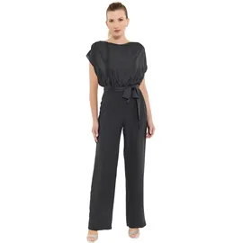 Swing Jumpsuit mit geradem Beinschnitt Schwarz 46