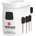 Reiseadapter Pro World Weiß