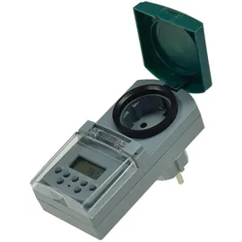 ChiliTec digitale Wochen-Zeitschaltuhr für Außen 7 Tage, 230V, 1800W