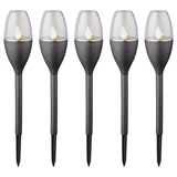 Sygonix SY-4674430 LED-Gartenleuchte 5er Set LED 0.05W Schwarz