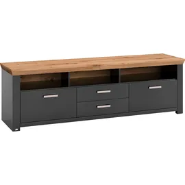 Set One by Musterring TV-Lowboard York Dekor Graphit / Eiche