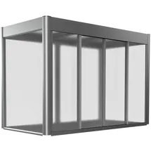 Biohort Florentina 200 x 100 x 100 cm Quarzgrau-Metallic