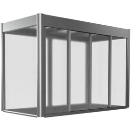 Biohort Florentina 200 x 100 x 100 cm Quarzgrau-Metallic