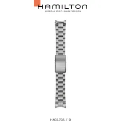 Hamilton - Khaki Field Auto Band-set Edelstahl H695.705.110 - silber