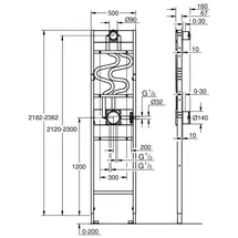 Grohe Rapido Duschrahmen Unterputzinstallation