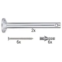 Seilsystem Montageset Umlenker/Abhängung Chrom matt