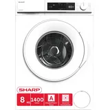 Sharp ES-NFA814WWNA-DE Waschmaschine (8 kg, 1400 U/min)