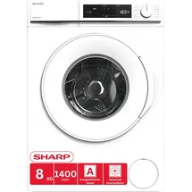 Sharp ES-NFA814WWNA-DE Waschmaschine (8 kg, 1400 U/min)