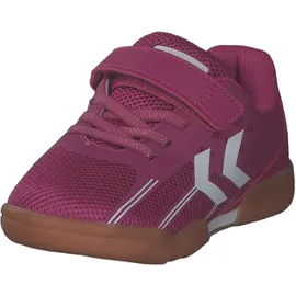 hummel Root Elite Handballschuhe mit Klettverschluss Kinder cactus flower 28