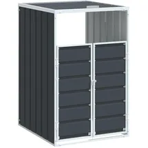 vidaXL Mülltonnenbox 150 cm anthrazit