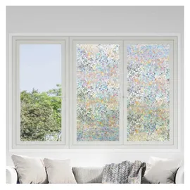 vidaXL Statisches Fensterfolie 3D Regenbogenmuster 60 x 2000 cm PVC