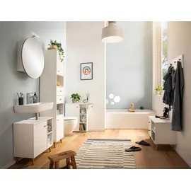 Schildmeyer Garderobenpaneel Bjarne Eiche Weiß