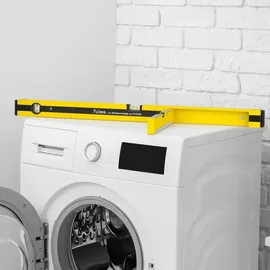 FLÜWA Wasserwaage - 80 cm - schwarz/gelb