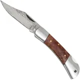 Budoten Damast-Taschenmesser Wurzelholz (80621)