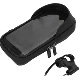 Kuuleyn Fahrradtasche, Motorrad-Handyhalterung, Fahrrad-Handyhalter, Eva, Bruchsicher, Sonnenblende, Verstellbarer Winkel, Wasserdichtes Brieftaschen-Design, Fahrrad-Handytasche Für 6,5-Zoll-Handys