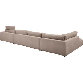 Musterring Wohnlandschaft Lucia U-Form, Verschiedene Farben, Cord-Bezug, Gesamtbreite 434 cm