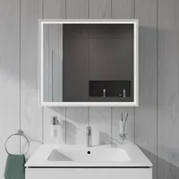 Duravit Spanplattenschraube m Waschp.-Bel. L-Cube 80x70x15,5cm, we. ma, Türanschl.