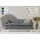 OTTO home 3-Sitzer OTTO HOME "Joucas, Hussensofa, Breite 244 cm", beige (sand), B:244cm H:85cm T:104cm, 100% polyester, Sofas, extra tiefe Sitzfläche, mit Faserball-Füllung für mehr Sitzkomfort