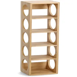 Zeller Weinregal 13,5 x 12,5 x 53 cm Braun