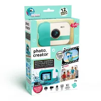 Canal Toys - Photo Creator – Kinder Kamera Waterproof IP68 – bis 3 m wasserdicht + schwimmend – Foto & Video, Selfie-Modus – 16 GB microSD Karte inkl. – 2" LCD, Filter & Rahmen – USB-C - CLK079
