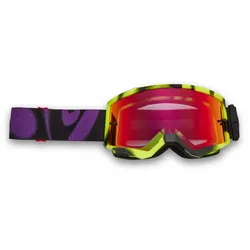 FOX Main Emotion Mirrored Lens Motocross Brille, rot für Männer
