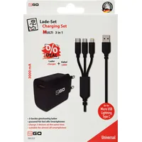 2Go 797257 Ladegerät für Mobilgeräte Universal Schwarz