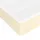 vidaXL Boxspringbett mit Matratze Creme 100x200 cm Kunstleder
