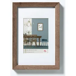 walther + design Fiorito Holz Bilderrahmen 30x40 cm, NUSSBAUM
