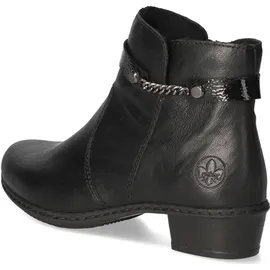Rieker Damen Klassische Stiefeletten Y0783, Frauen Stiefeletten,übergangsschuhe,Stiefel,Bootee,Booties,halbstiefel,schwarz (00),38 EU / 5 UK