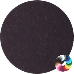 BIASTO - Premium Filz Untersetzer - rund 15cm - Farbe: pflaume (HF027). Design Glas-Untersetzer für Getränke, Tisch, Bar, Tasse, Vase