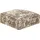 Beliani Bodenkissen SHASA 50 x 50 cm Beige/Braun
