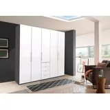 Wiemann Kleiderschrank »Loft«, Glasfront Havanna/Weiß glas) , 26786636-0 B/H/T: 250 cm x 236 cm x 58 cm