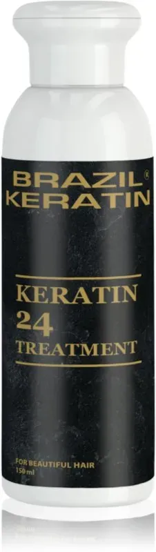 Brazil Keratin Keratin Treatment 24 eine speziell pflegende Pflege für sanfteres Haar und die Regenerierung von beschädigtem Haar 150 ml