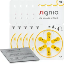 Signia Hörgerätebatterie PR70 10 100 mAh 6 St.