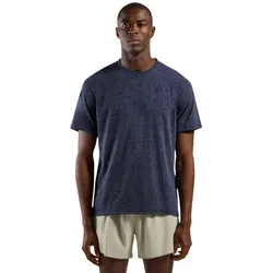 Odlo Sport-Freizeit Tshirt Essential Linencool (leicht, atmungsaktiv) melange navyblau Herren