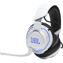 JBL Quantum 910 P für Playstation 4 & 5, Kabelloses, Over-ear Gaming Headset Bluetooth Weiß