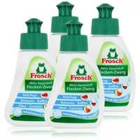 4x Frosch Aktiv-Sauerstoff Fleck-Entferner 75 ml - Flecklösend mit Aktiv-Sauers