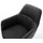 DeLife Freischwinger Pejo-Flex Echt-Leder Schwarz Freischwinger flach Edelstahl Taschenfederkern