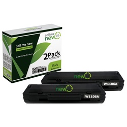 2x Callmenew Toner für HP W1106A Laser 107 MFP 130 135 138 138 138