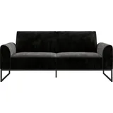CosmoLiving by Cosmopolitan Schlafsofa Adley, mit Schlaffunktion, Rückenlehne 2-teilig, Sitzhöhe 47,5 cm schwarz