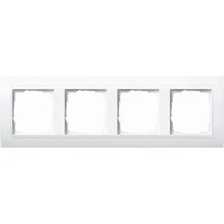 Gira Abdeckrahmen 4fach reinweiß Event 0214803