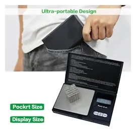 Intirilife Digitale Feinwaage in SCHWARZ - 200g – Gr.: onesize