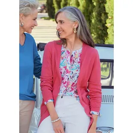 GOLDNER Elegante Strickjacke mit Kaschmir Rosa 48