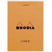 Rhodia 20x Notizblock geheftet 5,2x7,5cm, 80 Blatt liniert 80g,