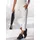H.I.S. Damen, Relax-Caprihose beige|weiß L