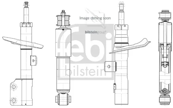 FEBI BILSTEIN Stoßdämpfer 1002328 Hinterachse links für Volvo
